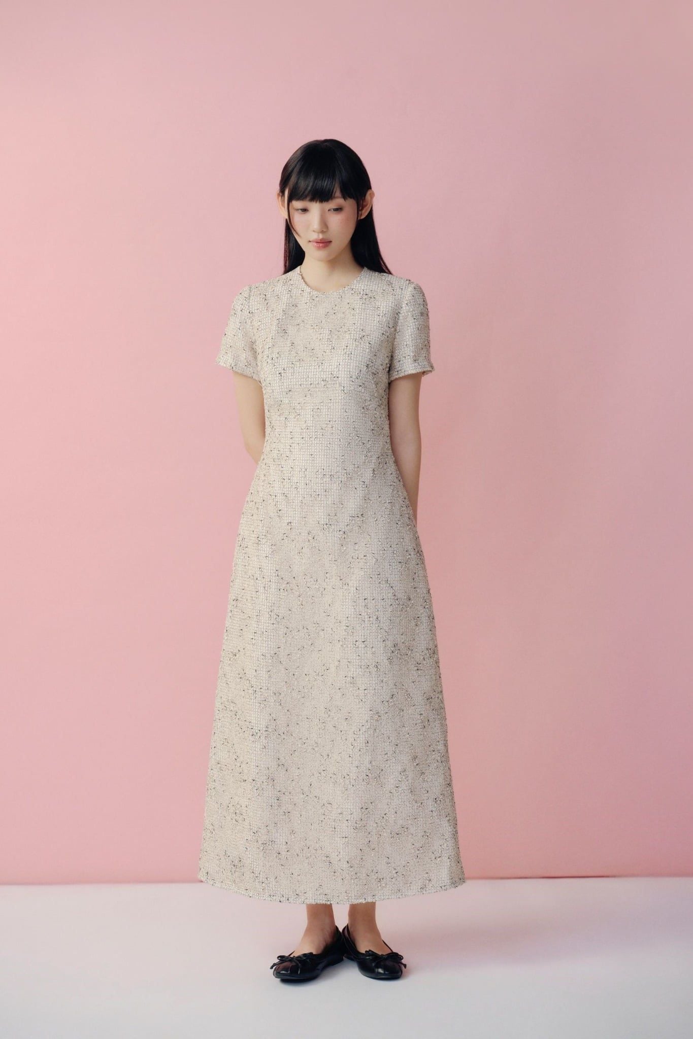 Váy midi High Neck Midi Dress nhiều màu