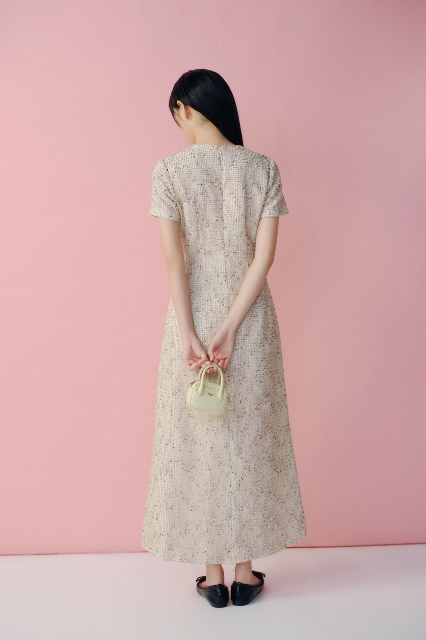 Váy midi High Neck Midi Dress nhiều màu