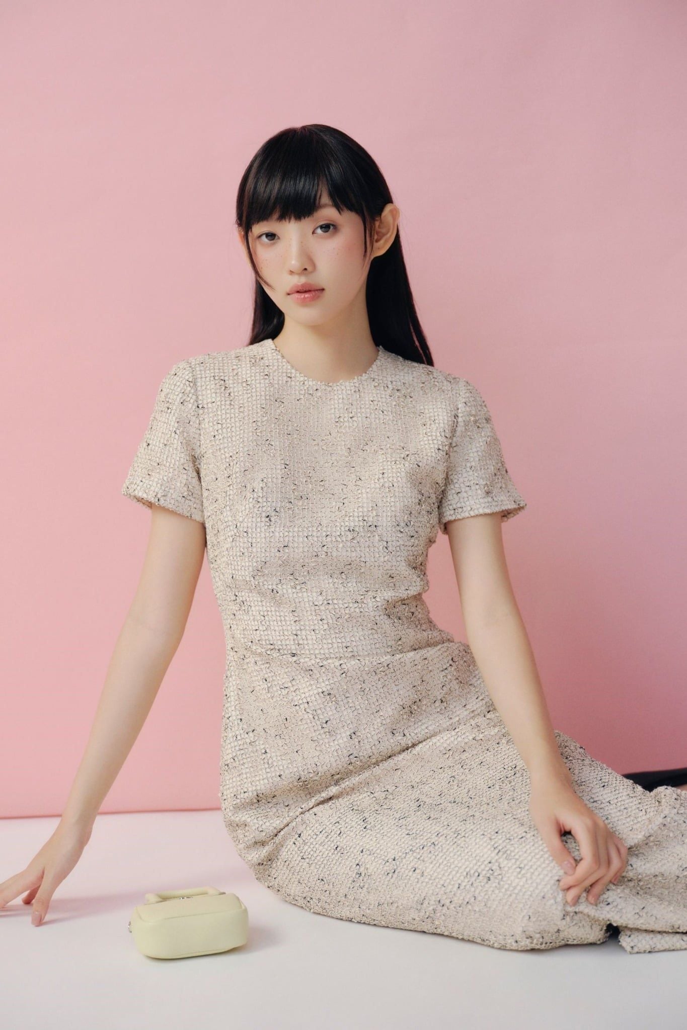 Váy midi High Neck Midi Dress nhiều màu