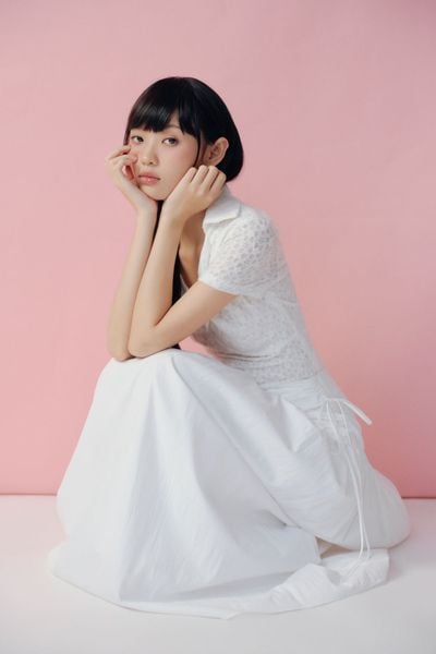  Chân váy White Draped Maxi Skirt 