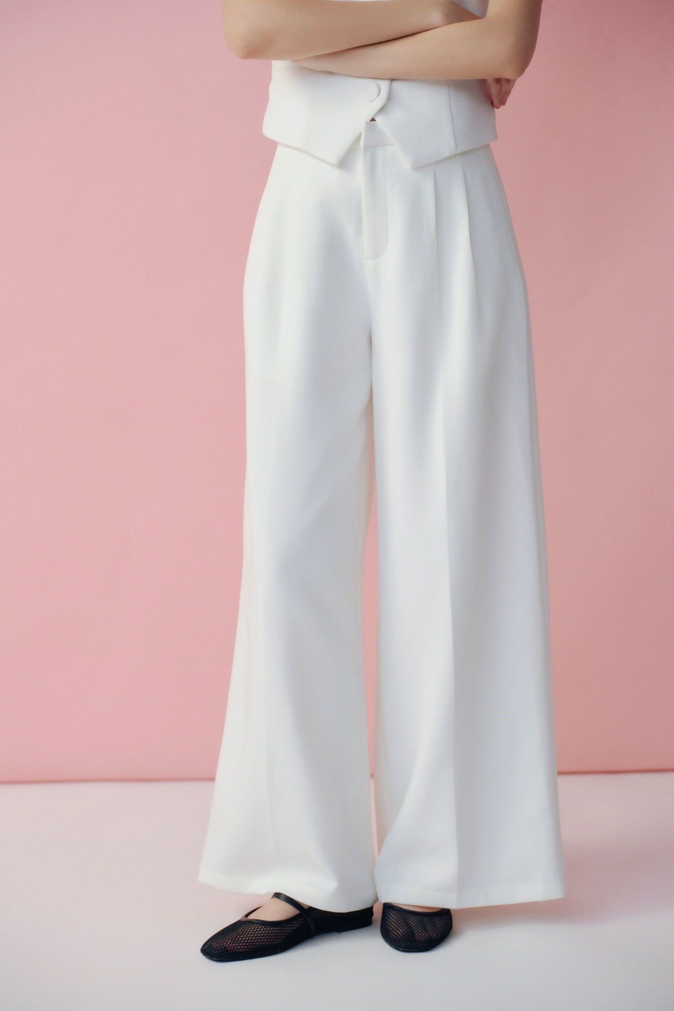 Quần High Waist Wide Leg Pants nhiều màu