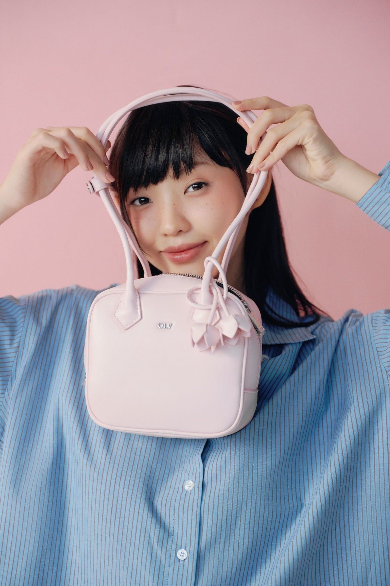 Áo sơ mi Muted Blue Cotton Striped Long Sleeves Shirt