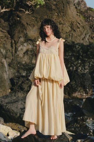 Áo bí Butter Cotton Cami Puff Top