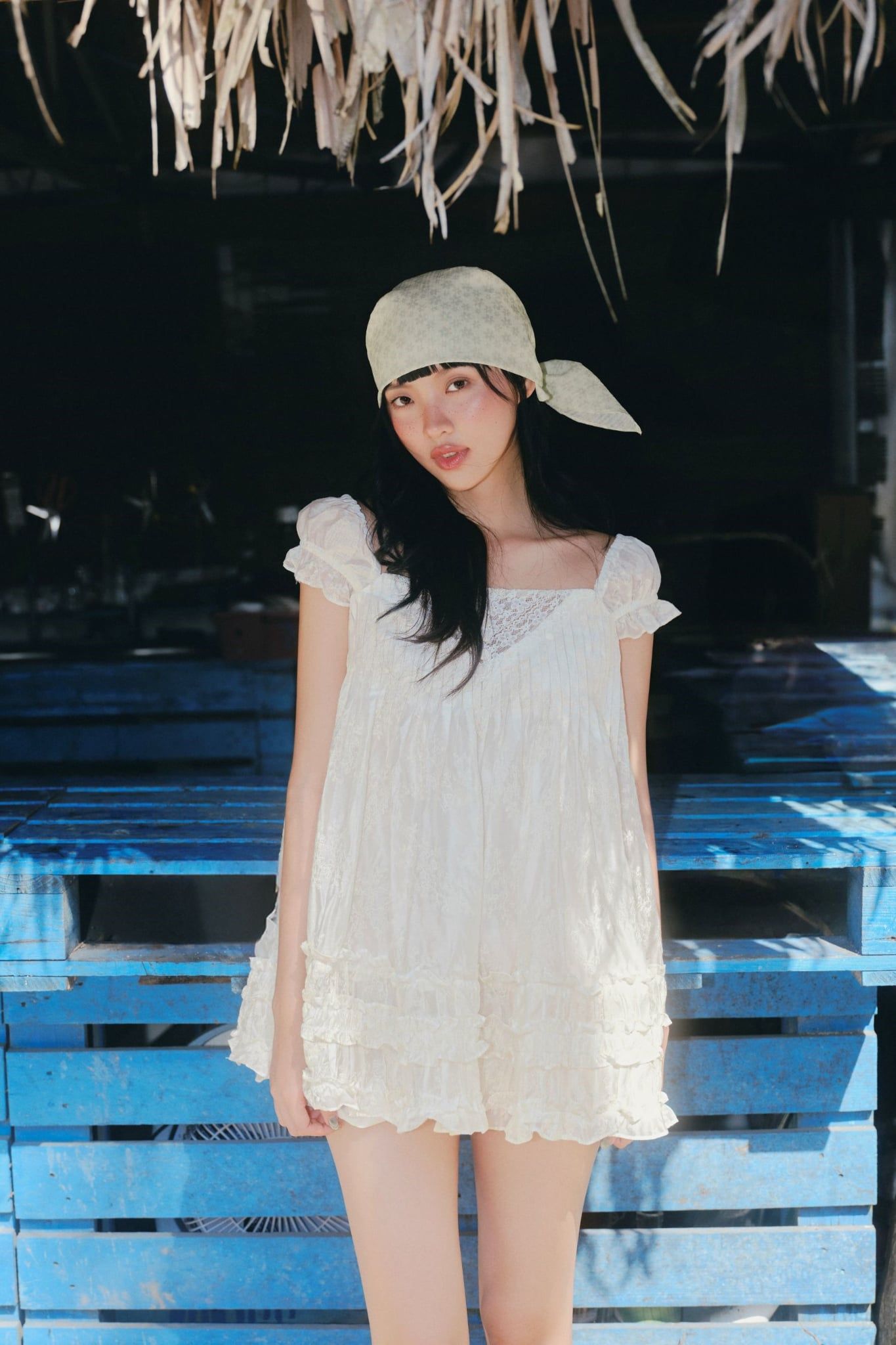 Váy Kate Ruffled Babydoll Dress nhiều màu