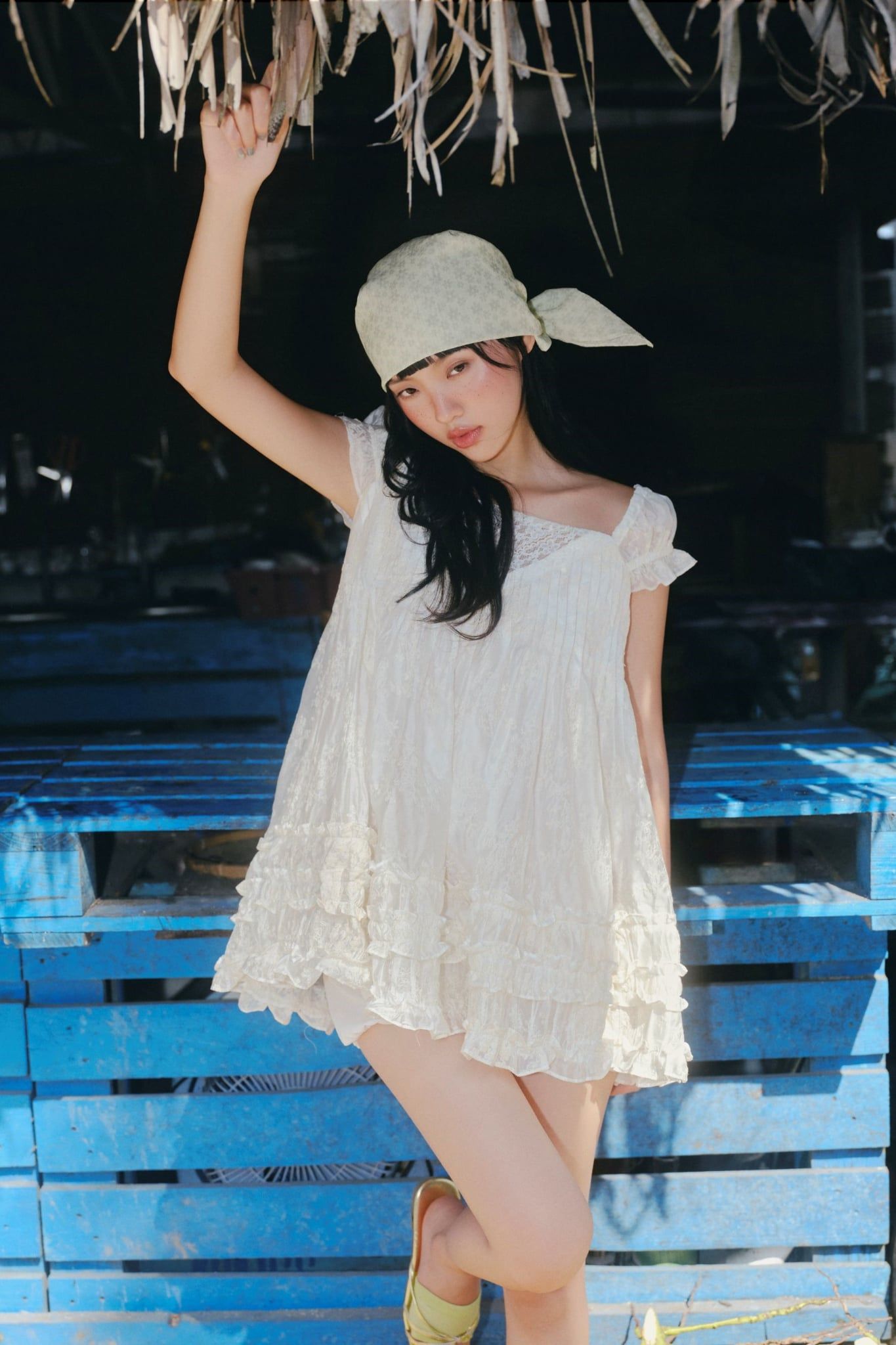Váy Kate Ruffled Babydoll Dress nhiều màu