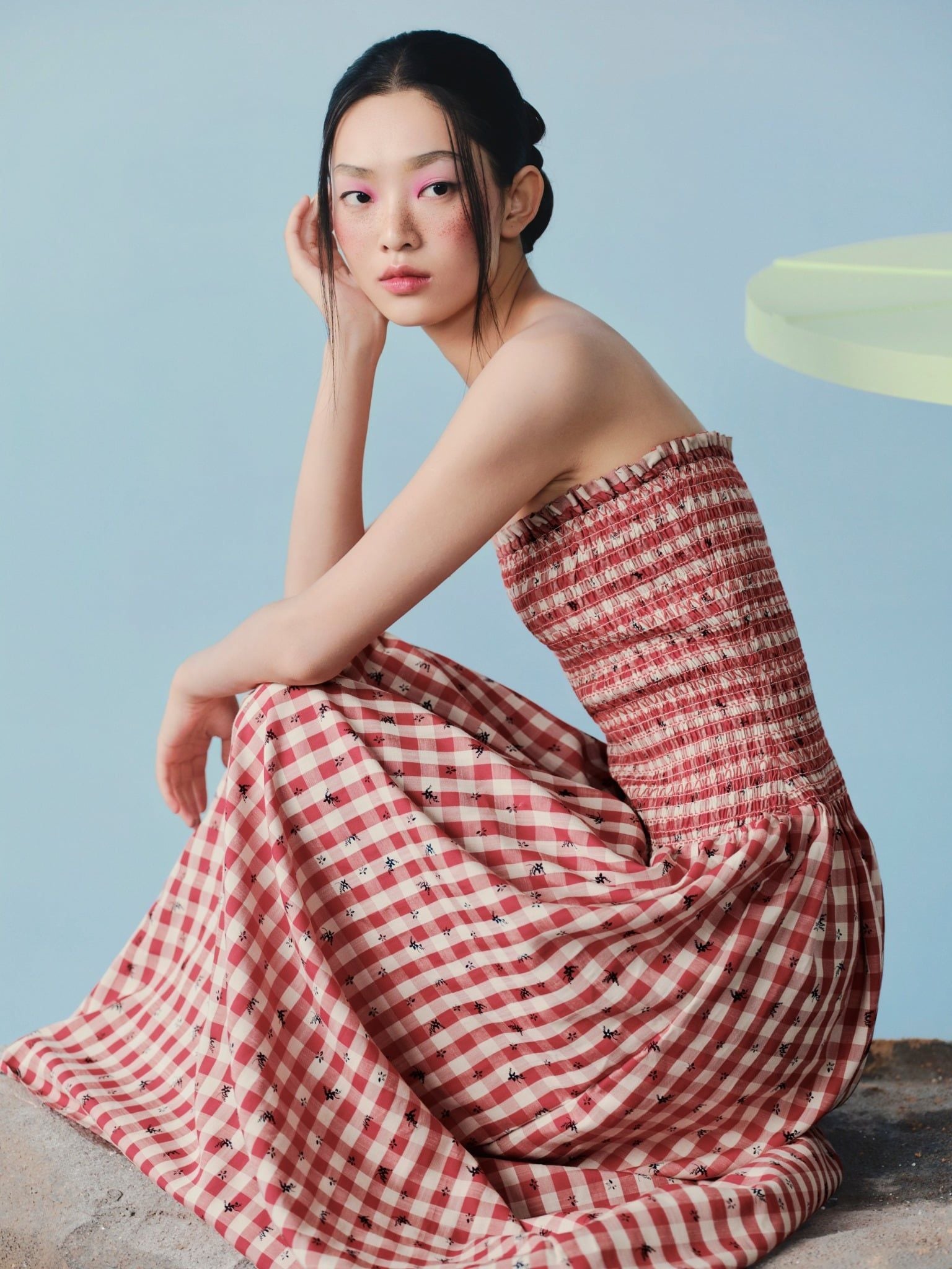 Striped Cup Maxi Dress nhiều màu