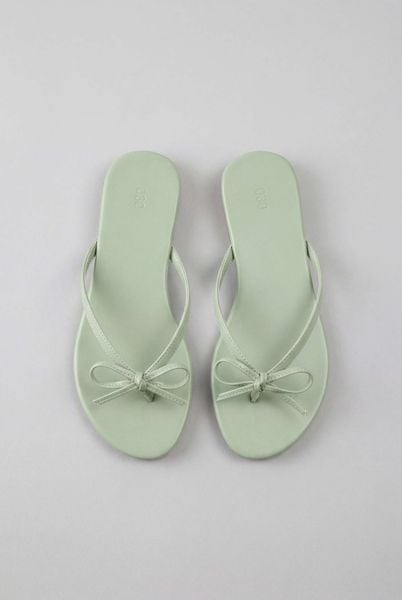  Dép Bow Strappy Flat Sandals nhiều màu 