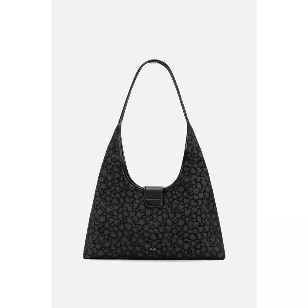 Túi đeo vai Leather Eyelet Strap Shoulder Bag nhiều màu
