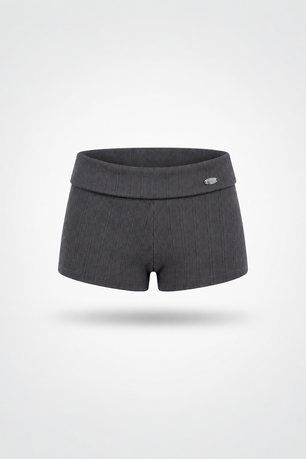 Quần shorts thun trơn Ribbed Low Waist Shorts nhiều màu