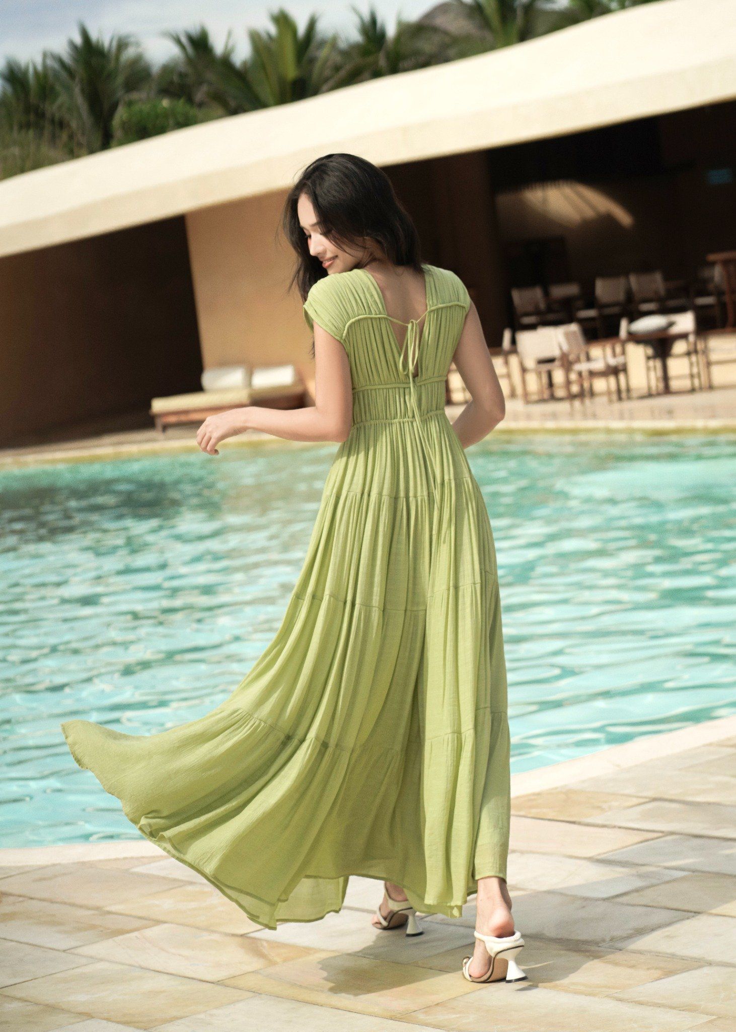 Rue Maxi Dress in Green