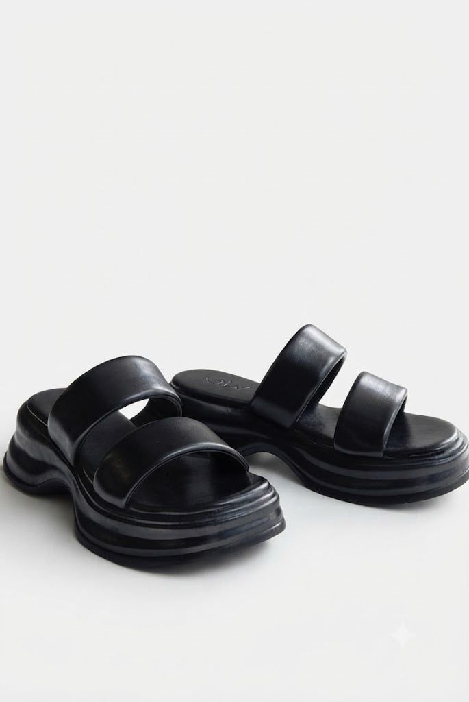 Betsy Black Sandals