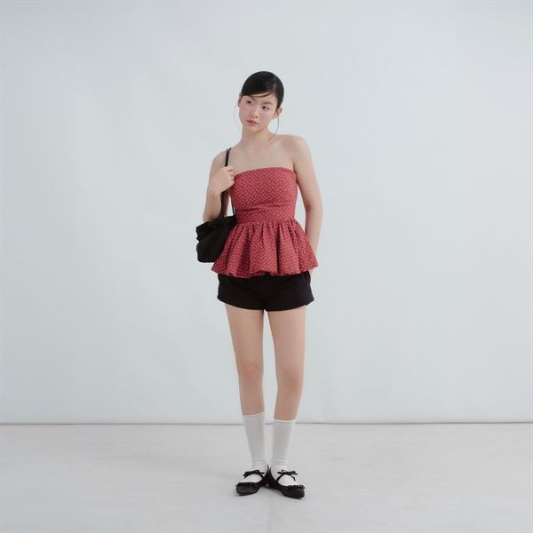 Black Kaki High Waist Shorts 2