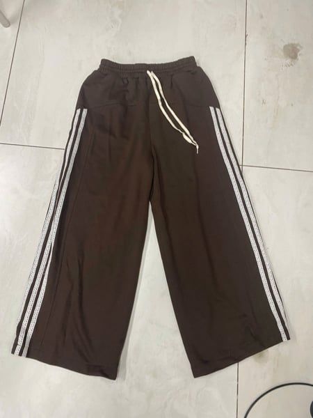  Choco Wide Leg Drawstring Pants 