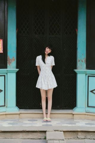 Váy hoa chiết eo Fleur Mini Dress nhiều màu