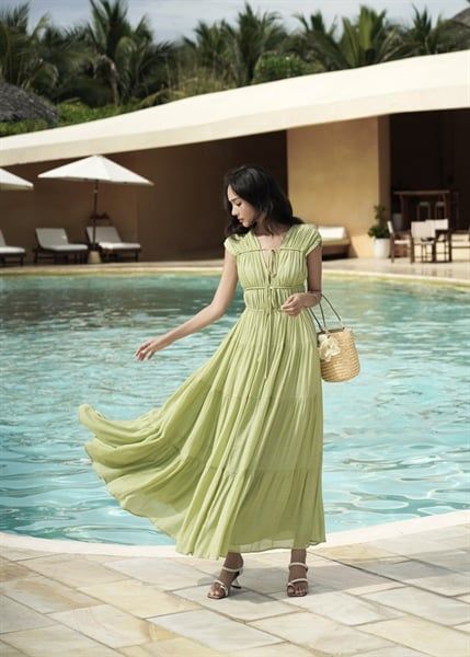 Rue Maxi Dress nhiều màu