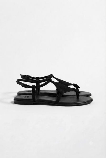  Sandal xỏ ngón Strappy Flat Sandals nhiều màu 