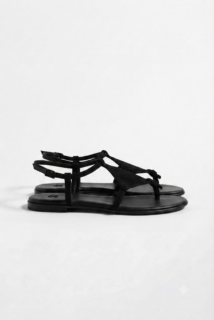 Sandal xỏ ngón Strappy Flat Sandals nhiều màu