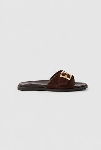 Dép Single Band Buckled Flat Sandals nhiều màu