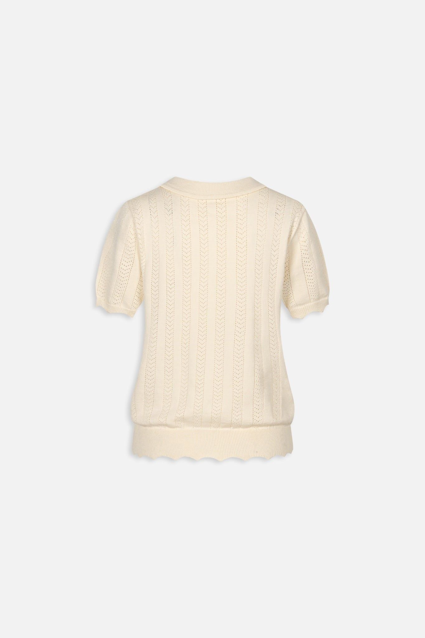 Áo Polo Knit Ribbed Top nhiều màu