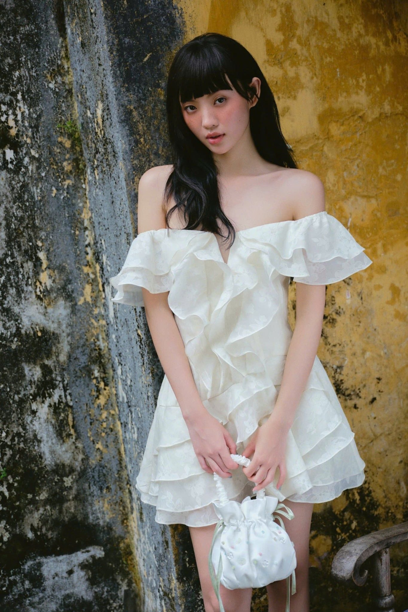 Váy hoa trễ vai Ianthe Fleur Dress nhiều màu