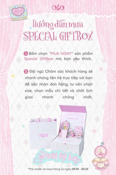  SPECIAL GIFT BOX 20.10 | SET QUÀ OLV KIÊU SA 890K 