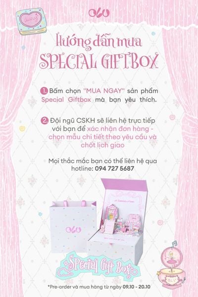  SPECIAL GIFT BOX 20.10 | SET QUÀ OLV LỤA LÀ 1090K 