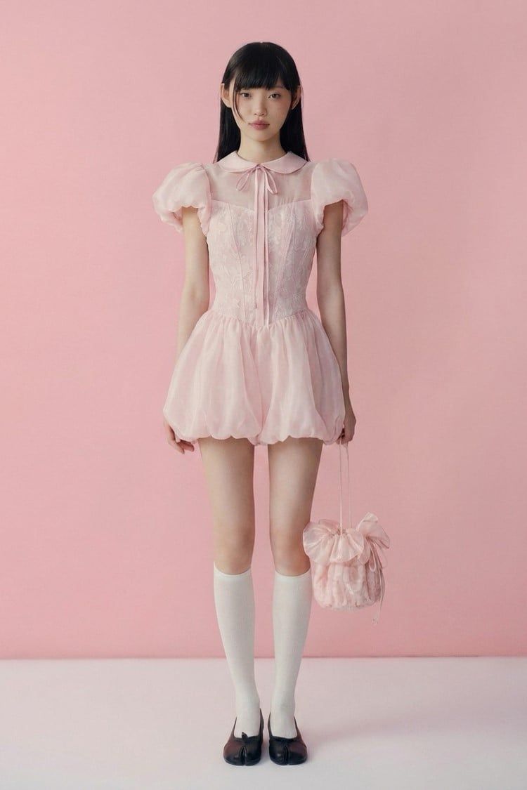 Đầm bí tay phồng Idalia Dress nhiều màu