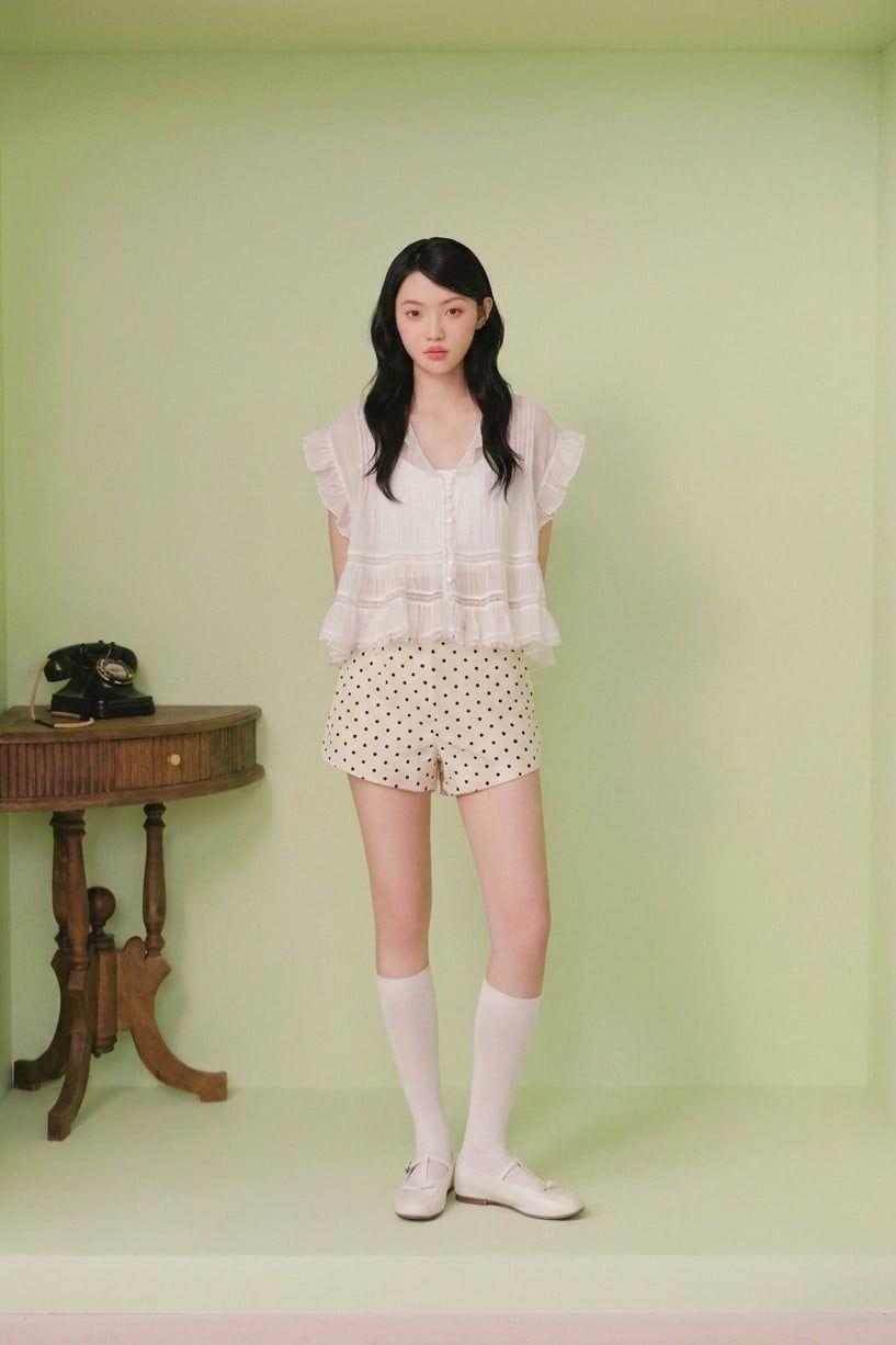 Áo voan cổ V Chiffon Vneck Top nhiều màu