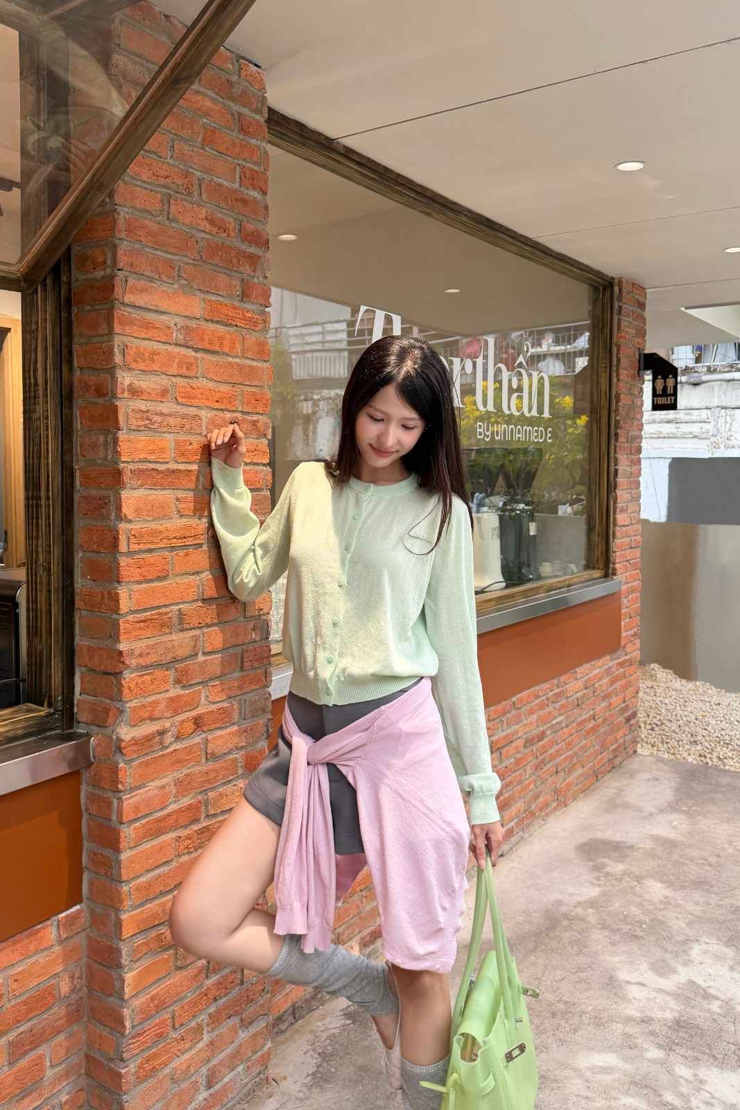 Áo len cardigan Yona Long Sleeve Top nhiều màu