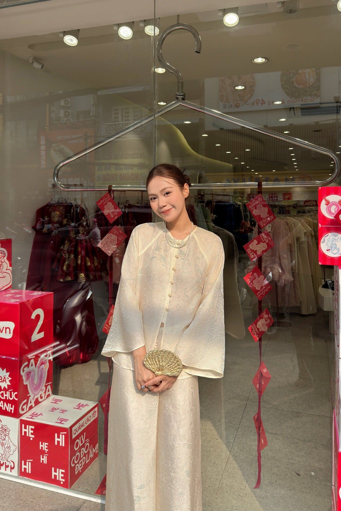 Set áo bà ba kèm quần Uyển Dung