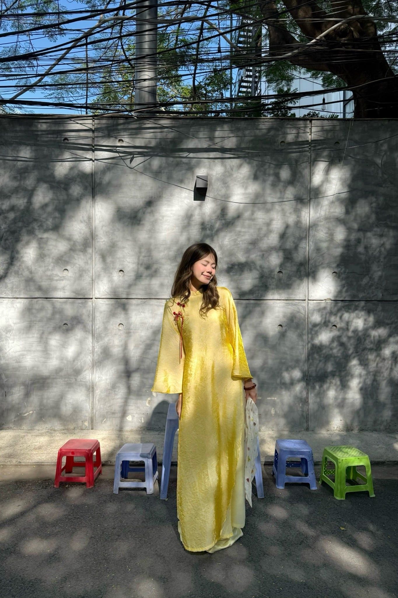 Áo Dài Nhược Vy (Không kèm quần)