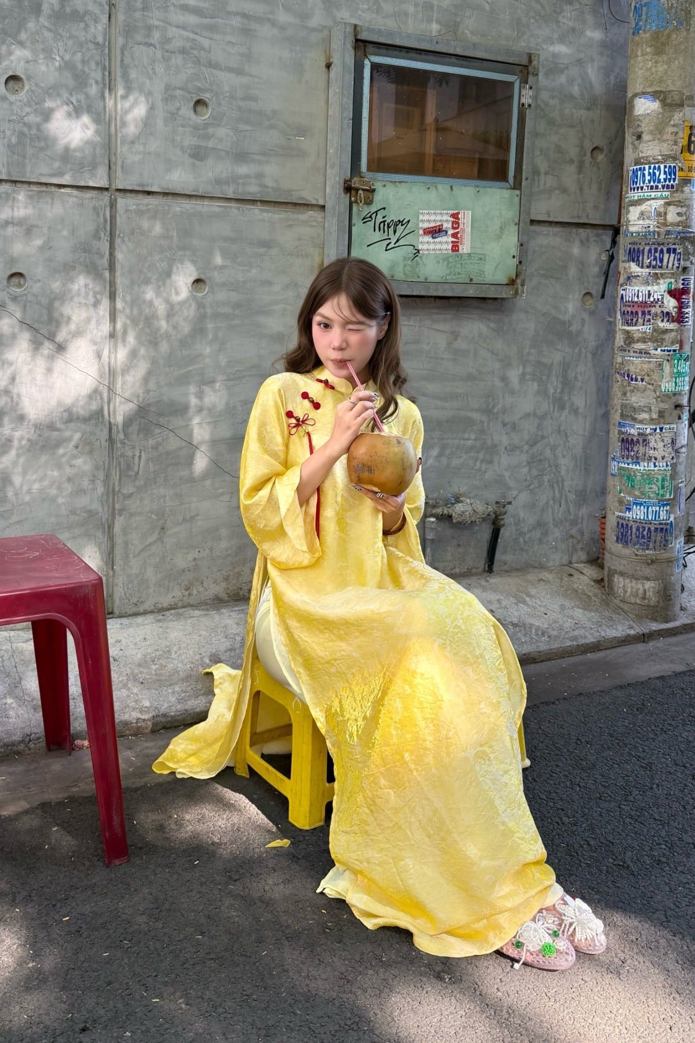 Áo Dài Nhược Vy (Không kèm quần)