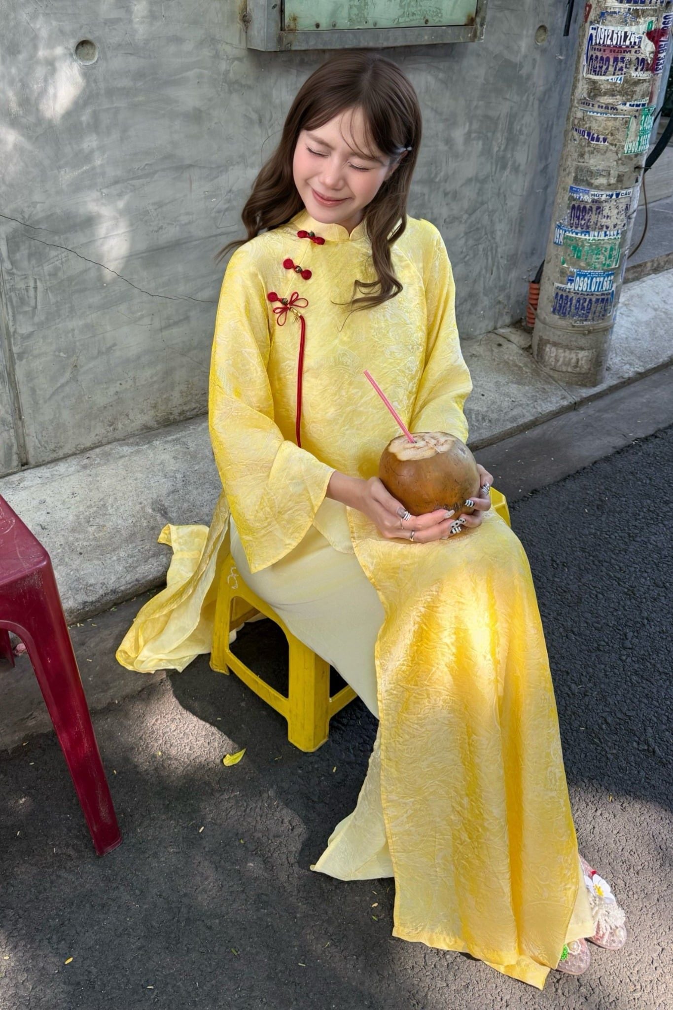 Áo Dài Nhược Vy (Không kèm quần)