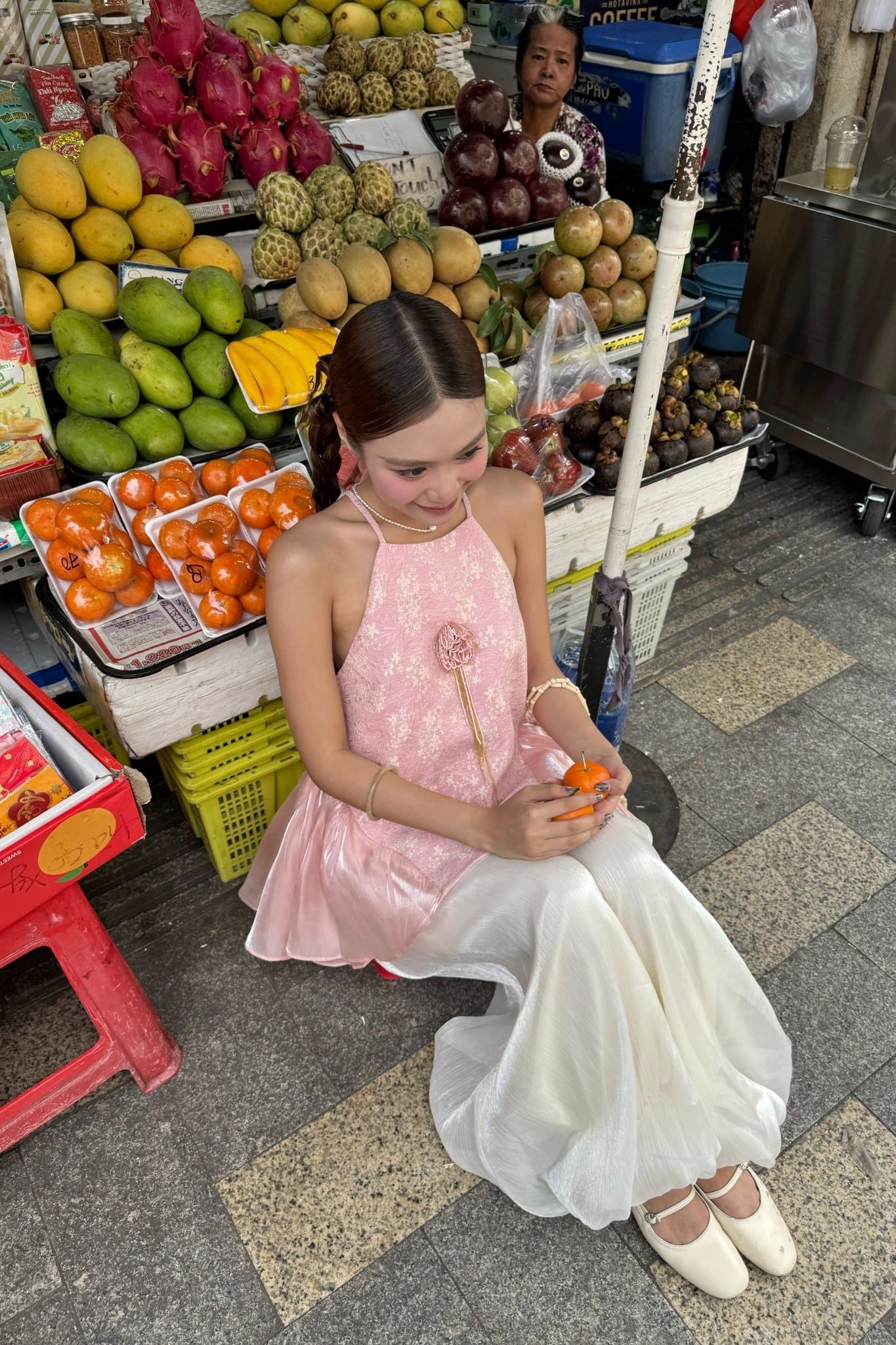 Quần áo dài ống rộng Silk Wide Leg Trouser