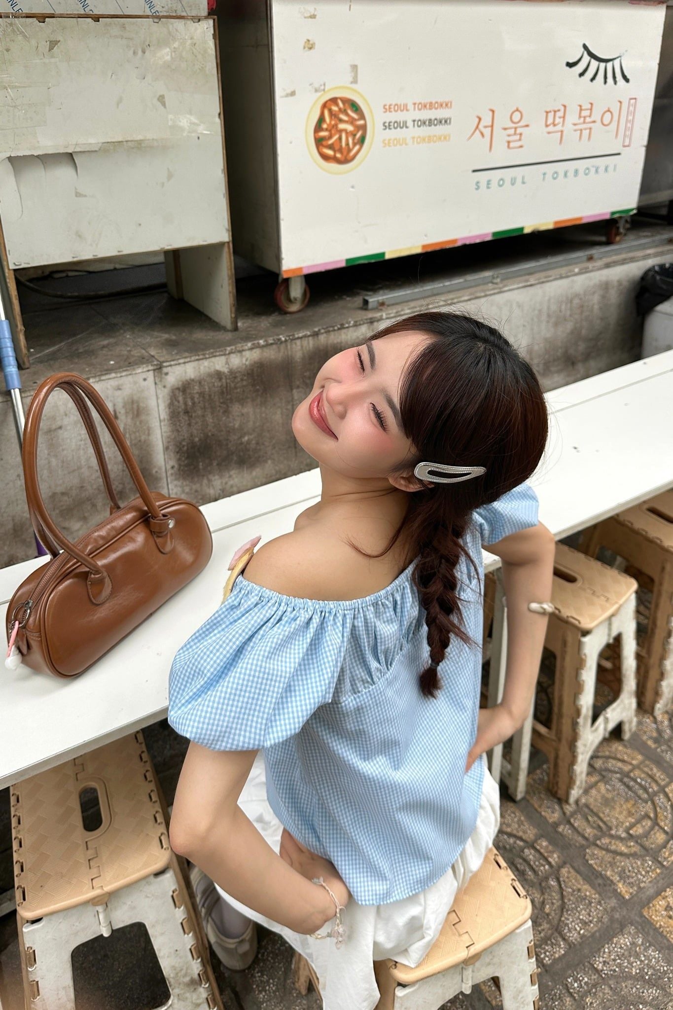 Áo Square Neck Puff Top nhiều màu