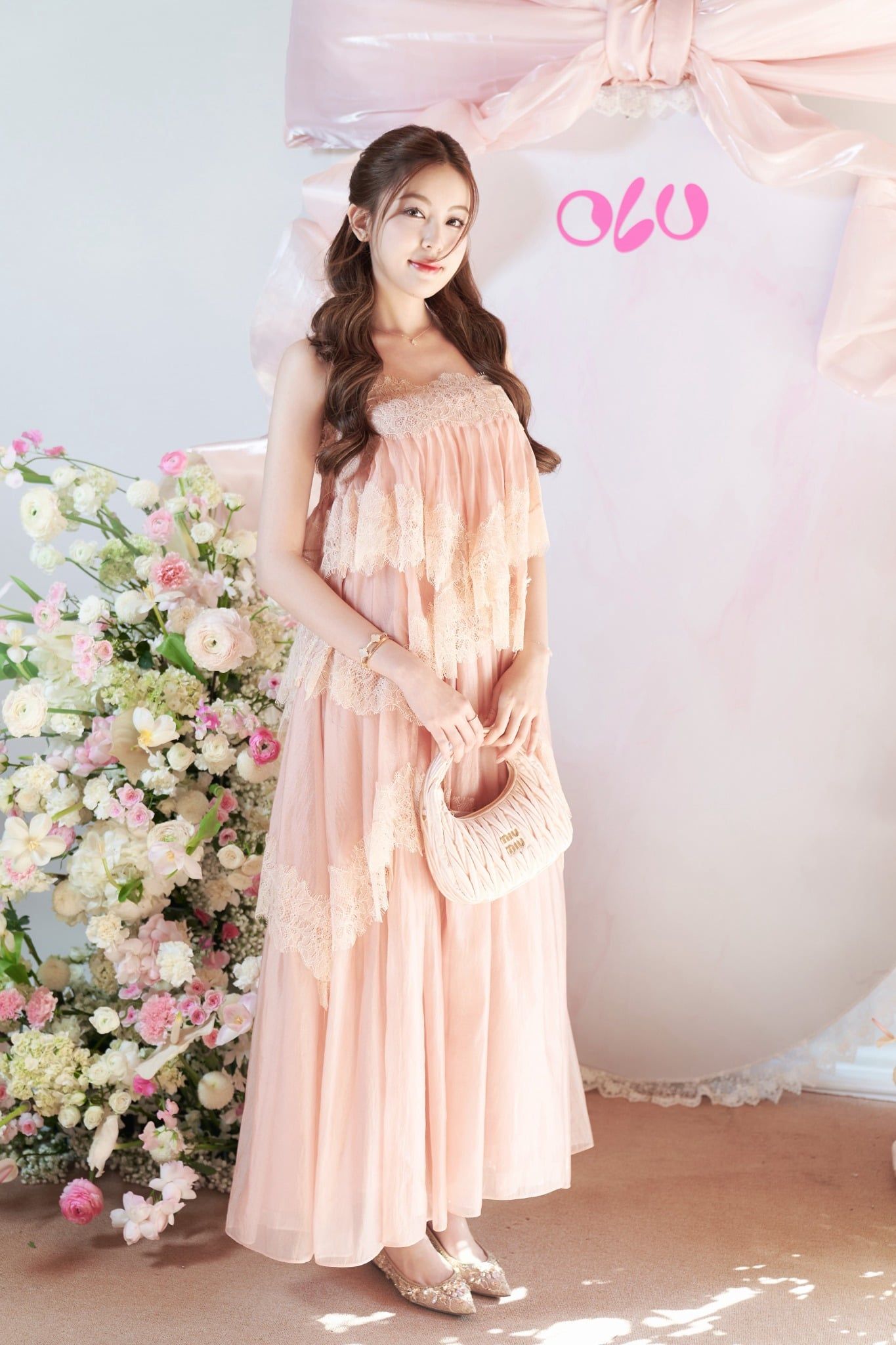 Váy maxi 2 dây Lace Chiffon Tiered Layered Maxi Dress nhiều màu