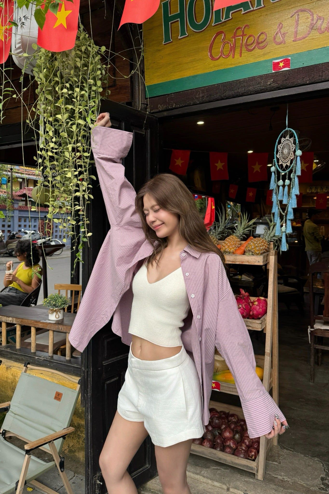 Áo sơ mi Striped Long Sleeves Shirt nhiều màu