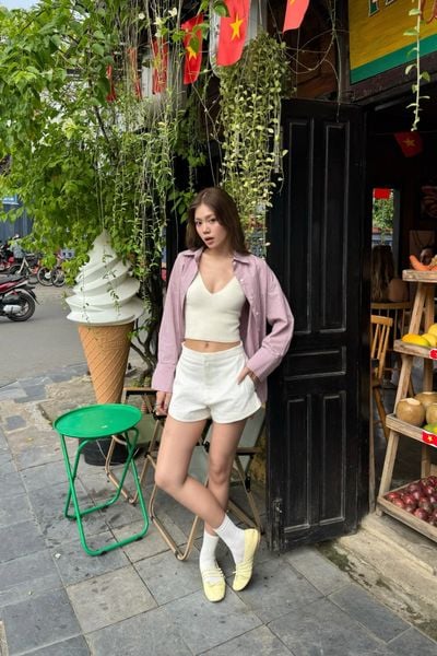  Áo sơ mi Striped Long Sleeves Shirt nhiều màu 