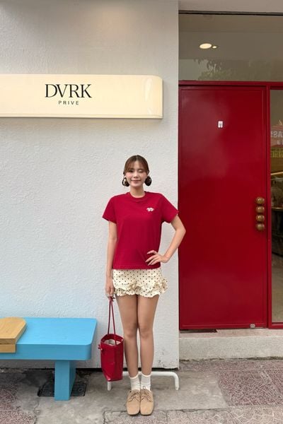  Áo thun thêu hình ngựa Cotton Horse Embro Tshirt nhiều màu 