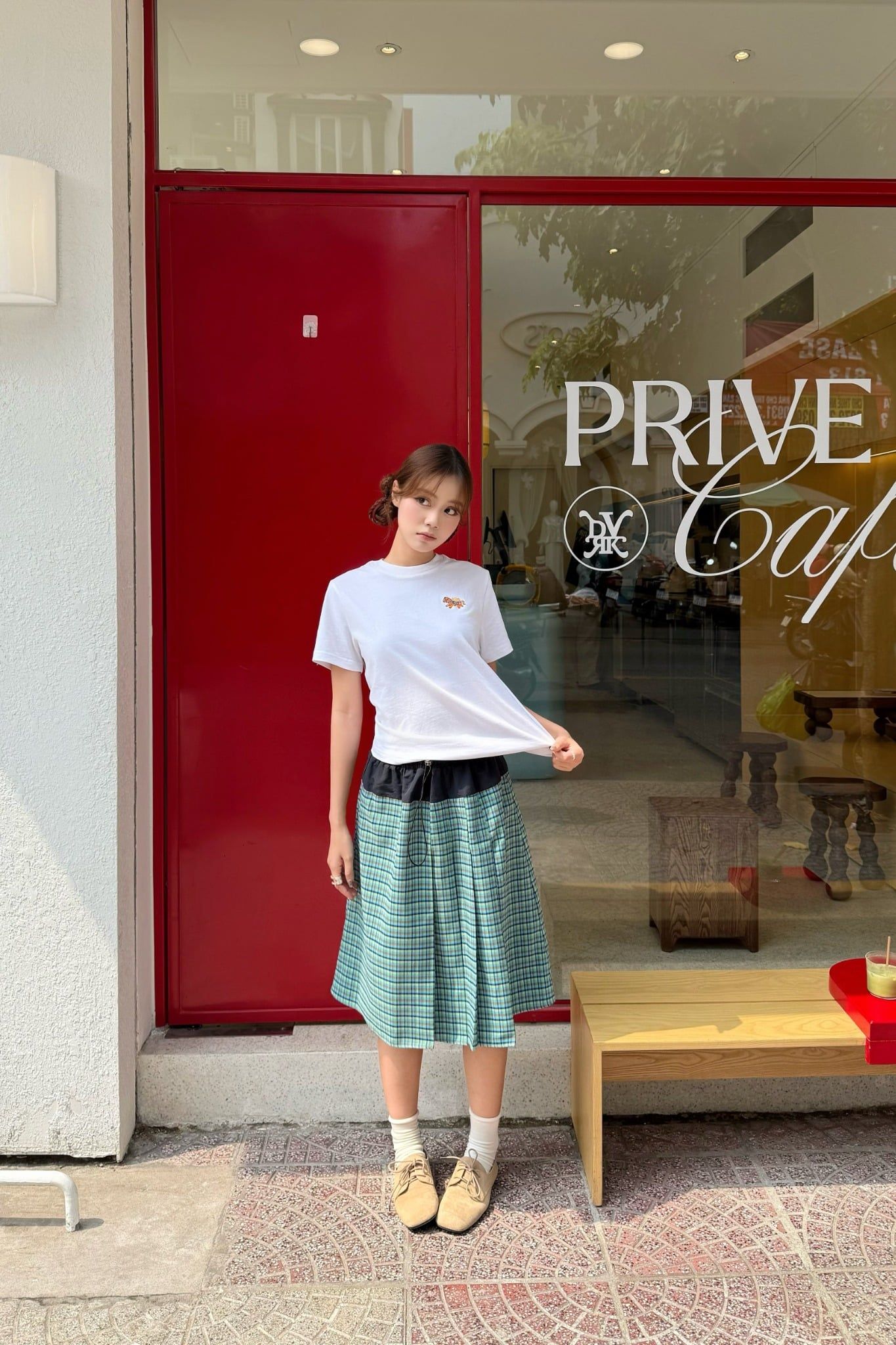 Áo thun thêu hình ngựa Cotton Horse Embro Tshirt nhiều màu