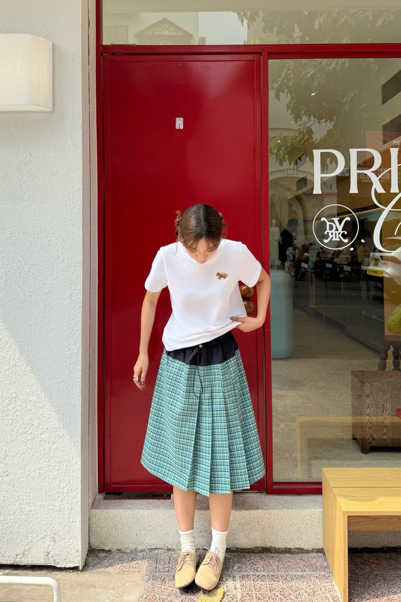 Áo thun thêu hình ngựa Cotton Horse Embro Tshirt nhiều màu