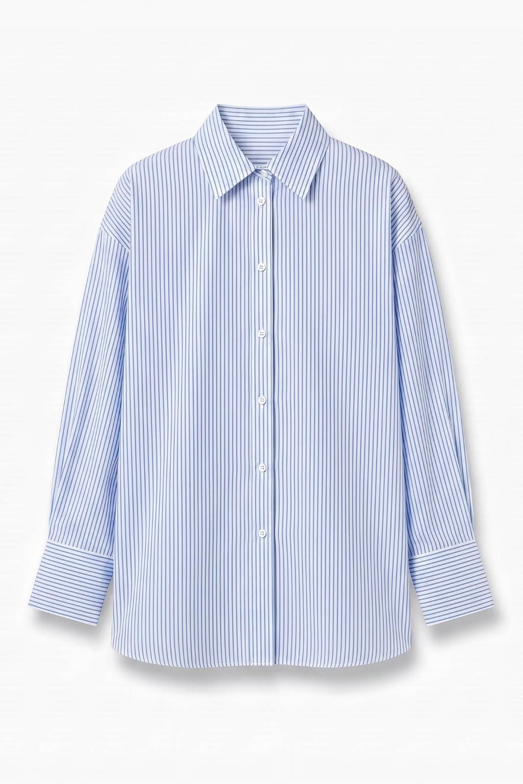 Áo sơ mi voan tay dài Striped Long Sleeves Shirt