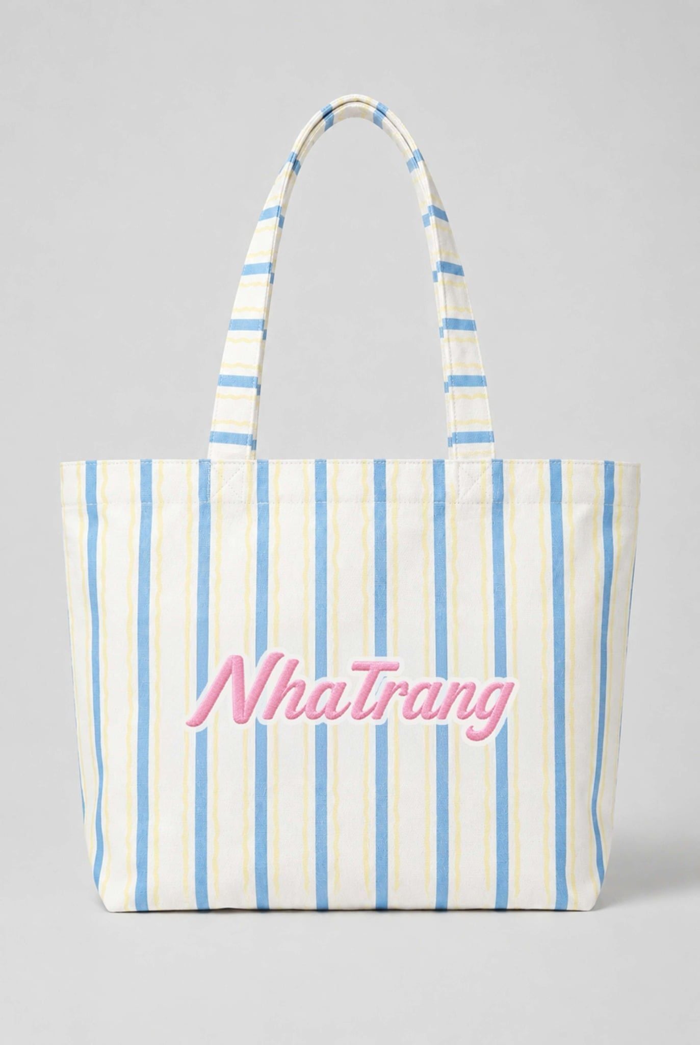 Túi tote du lịch Striped Tote Bag