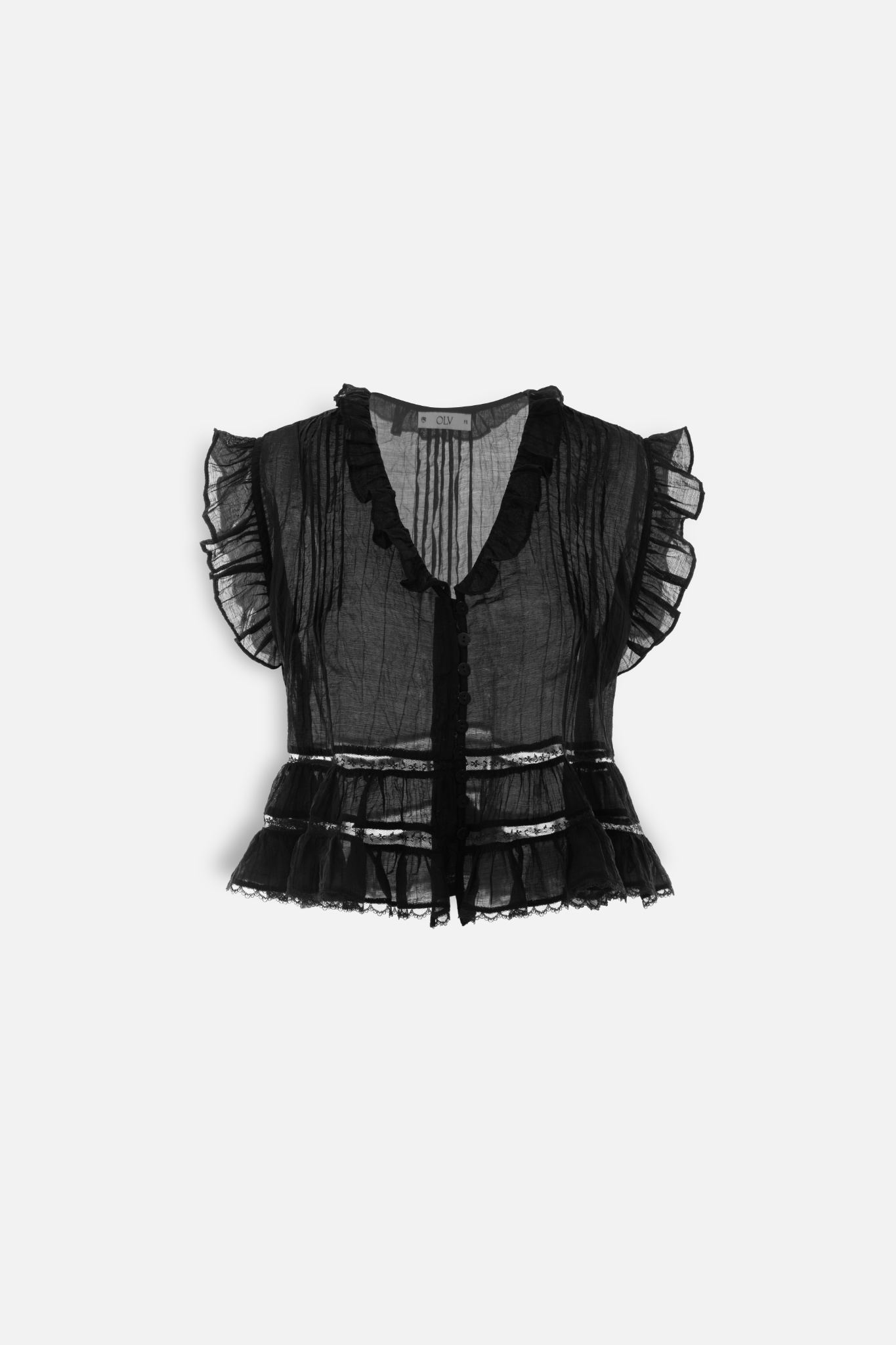 Áo Chiffon Vneck Top nhiều màu