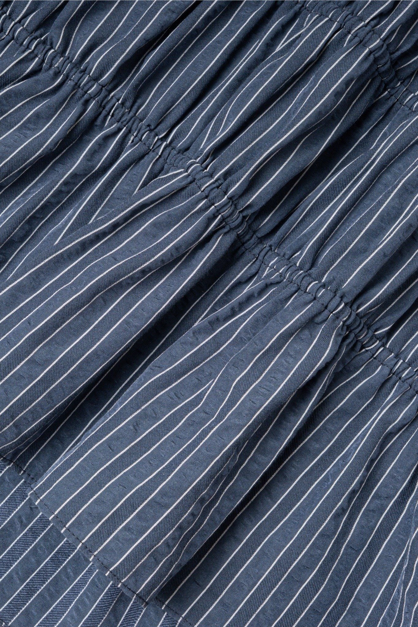 Striped Ruffled Puff Sleeve Set nhiều màu