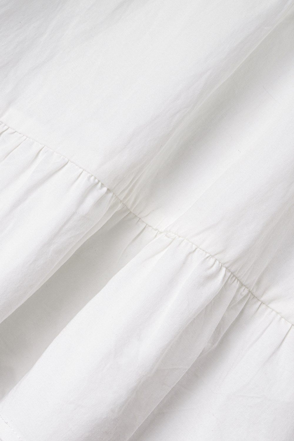 Áo Drawstring Ruffle Babydoll Shirt nhiều màu