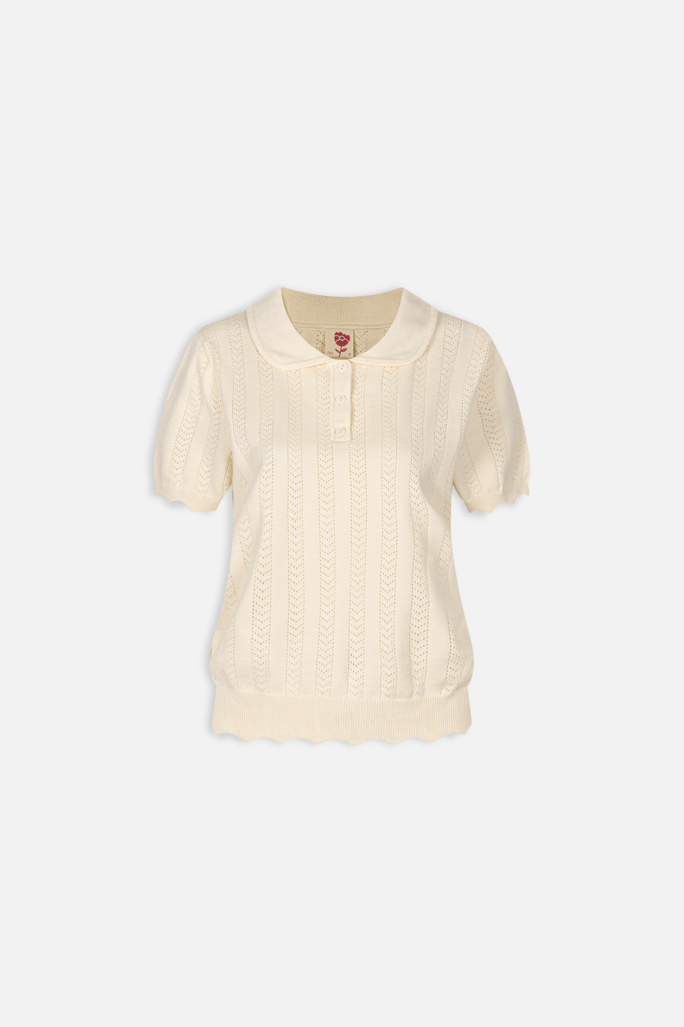 Áo Polo Knit Ribbed Top 2 màu