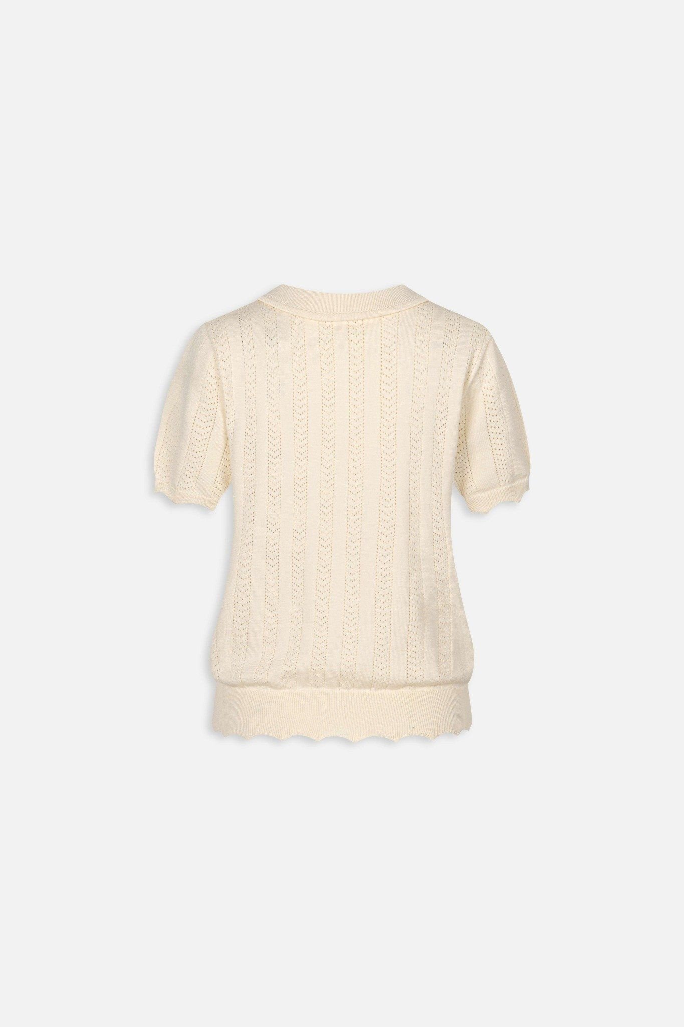 Áo Polo Knit Ribbed Top 2 màu