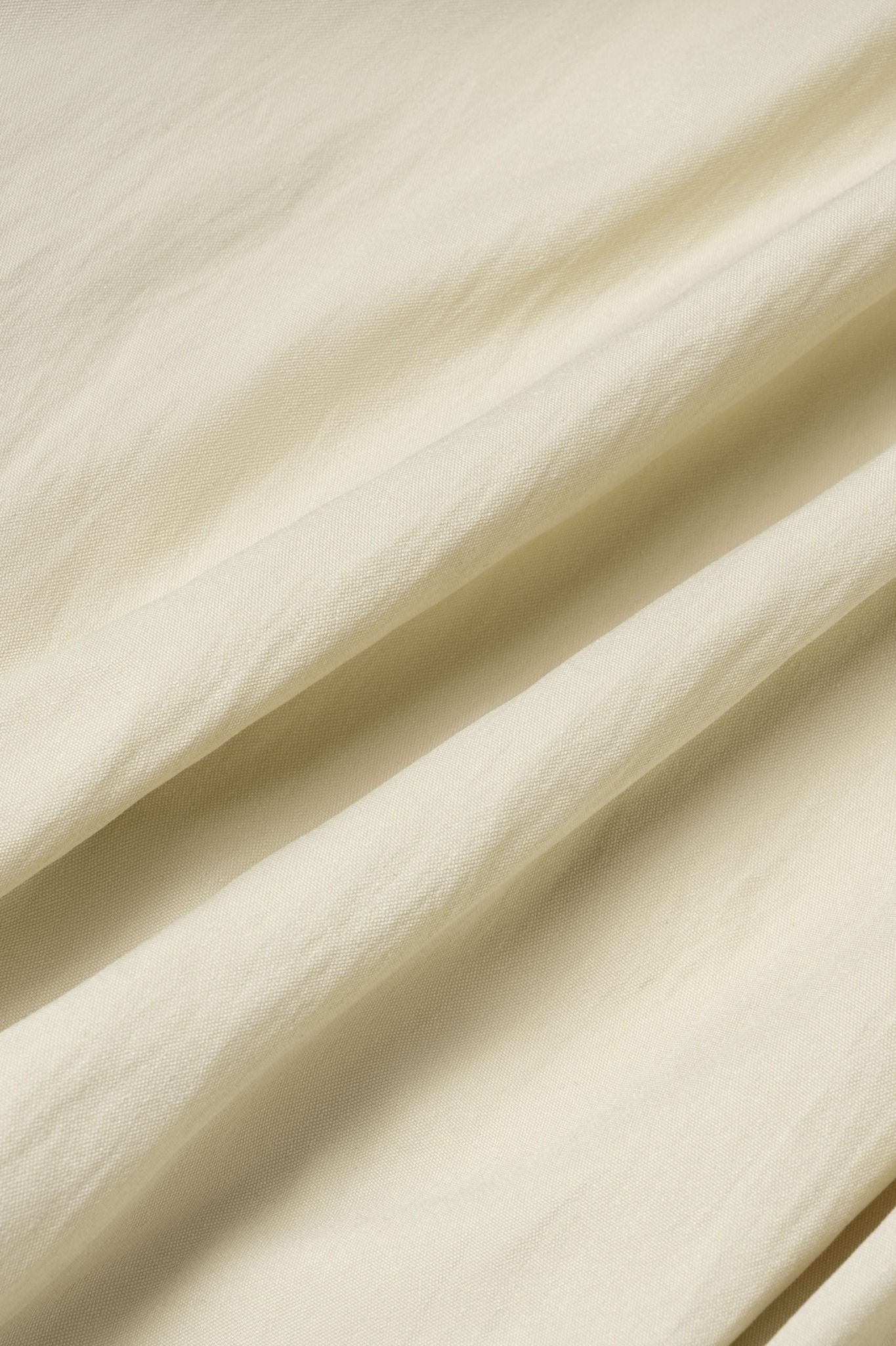 Quần Beige Kaki High Waisted Belted Puff Shorts