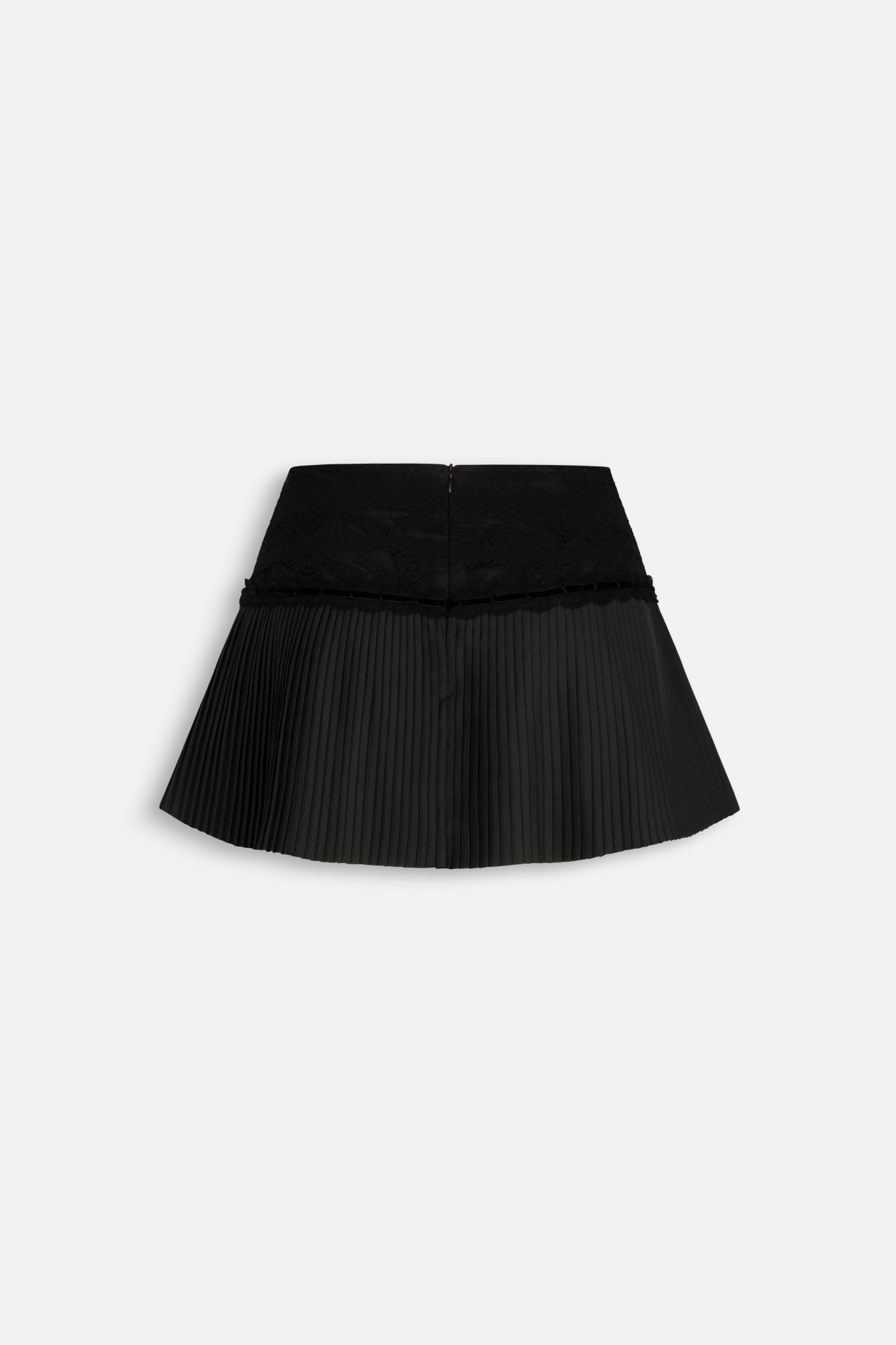 Chân váy Black Bow Pleated Mini Skirt